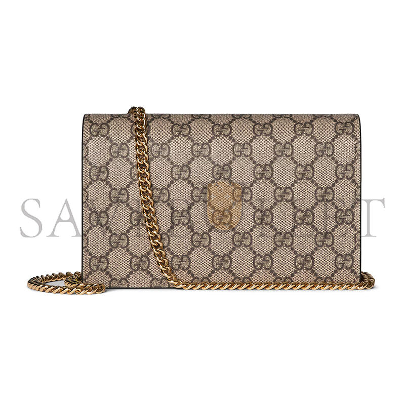 GUCCI GG MARMONT BI-COLOR WALLET ON CHAIN 497985 (20*12.5*4cm)